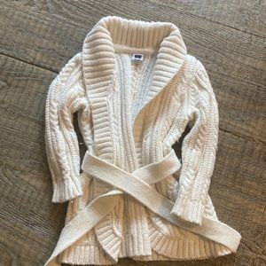 Janie and Jack long belted cardigan size 12 to 18 mos